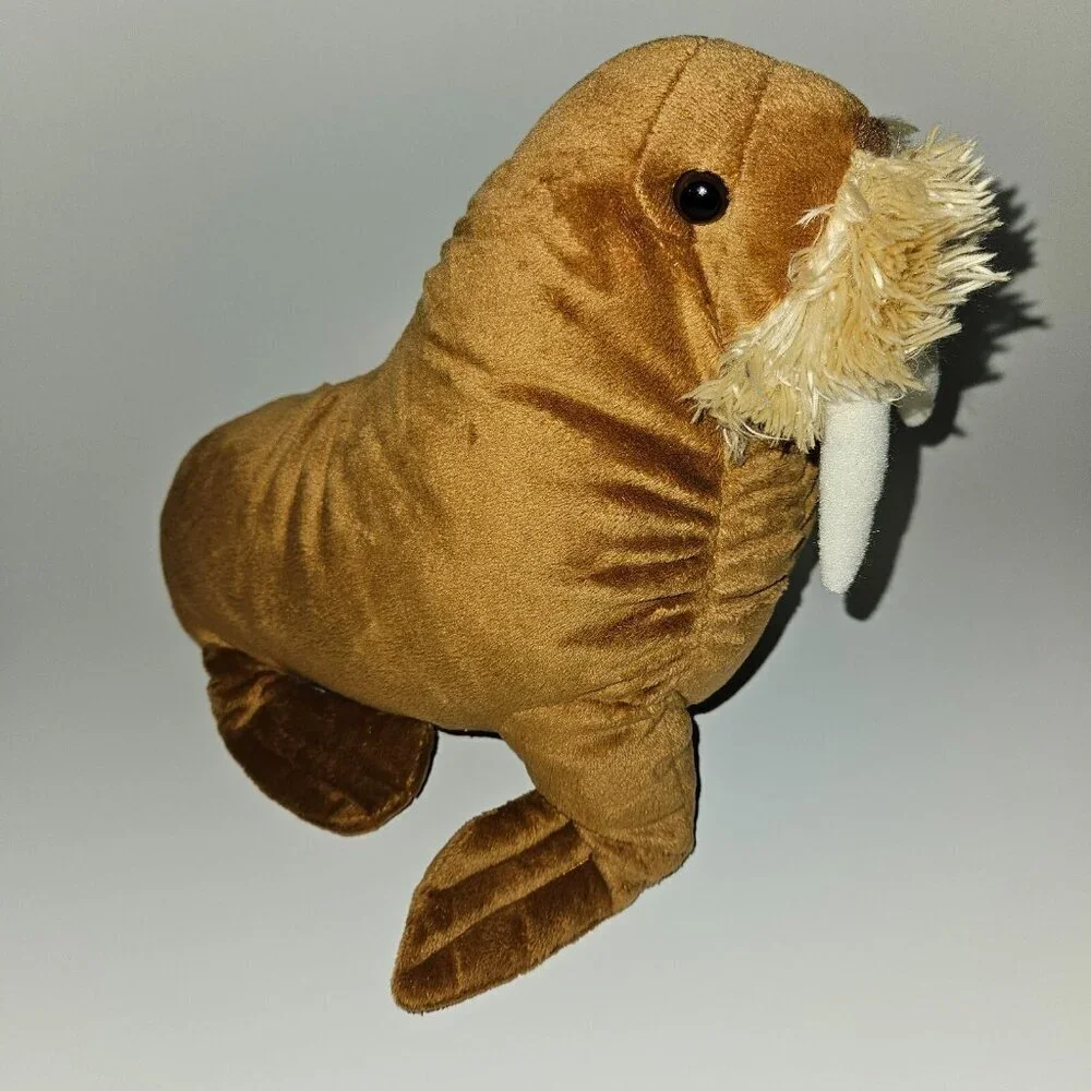 Wild Republic Brown Walrus Plush 9